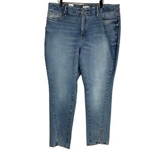 Good American Good Boy GCITS062T high rise jeans size 15
